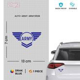 Proud Army Veteran Car Window Sign